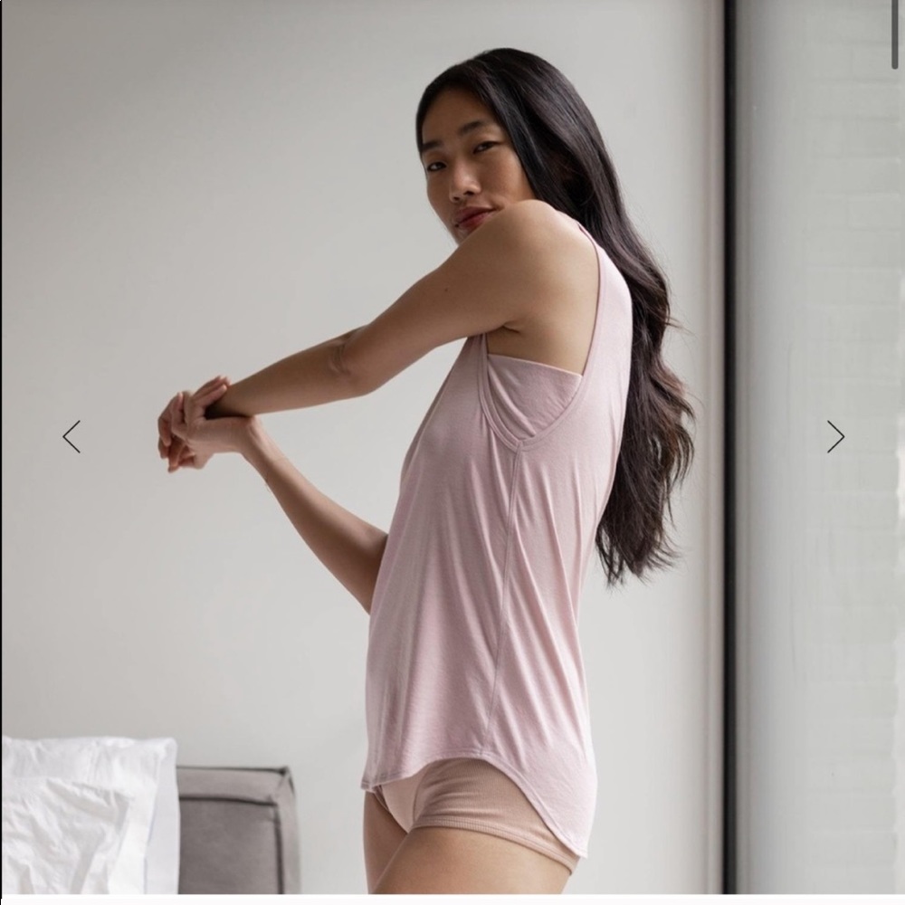 Lunya Restore Muscle Tee in Aura